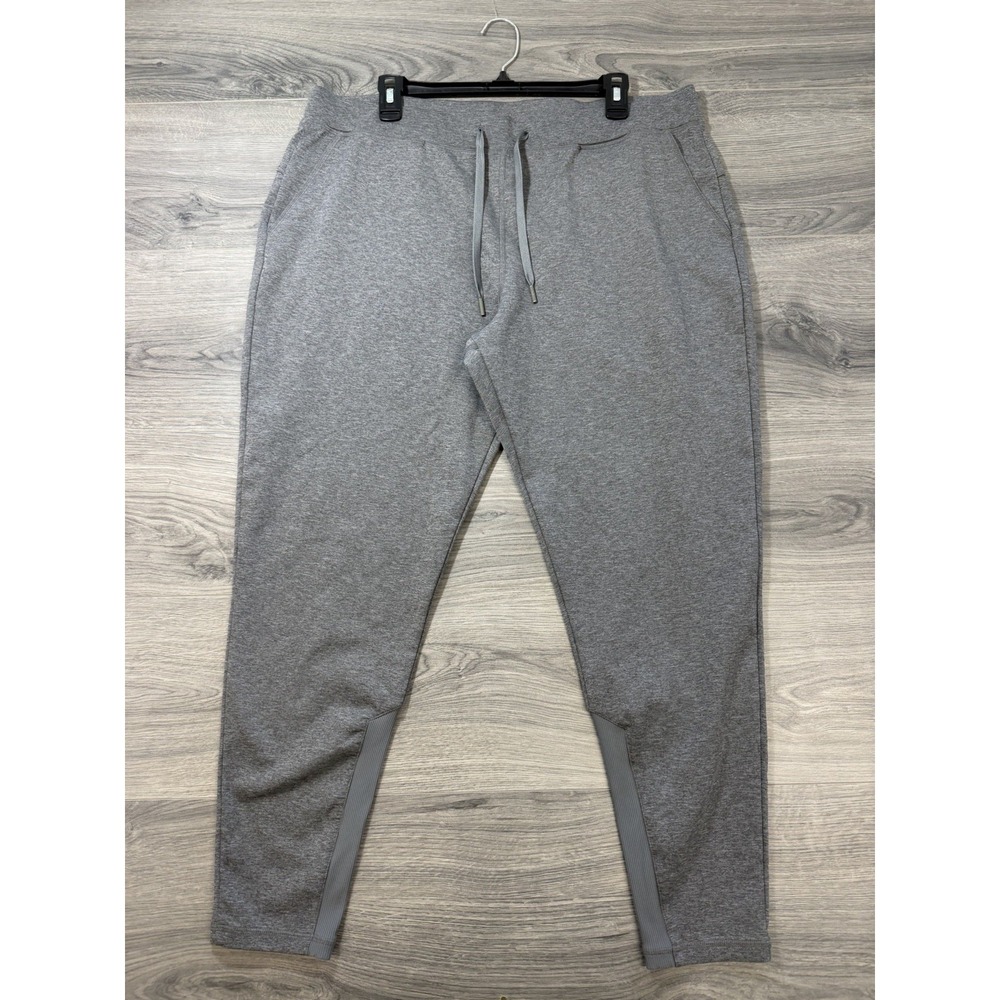 Greyson Women's Jogger XL Gray Comfort Gym Walking Zip Pocket Pant Stretch